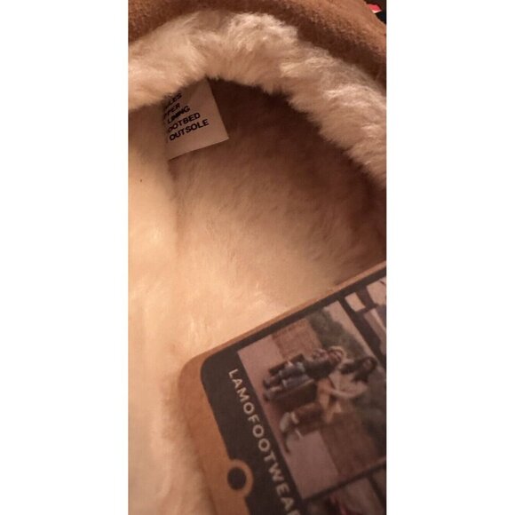 Lamo Jules Clog Slipper Womens 8 Chestnut‎ Suede Tan New With Tags - Picture 9 of 9